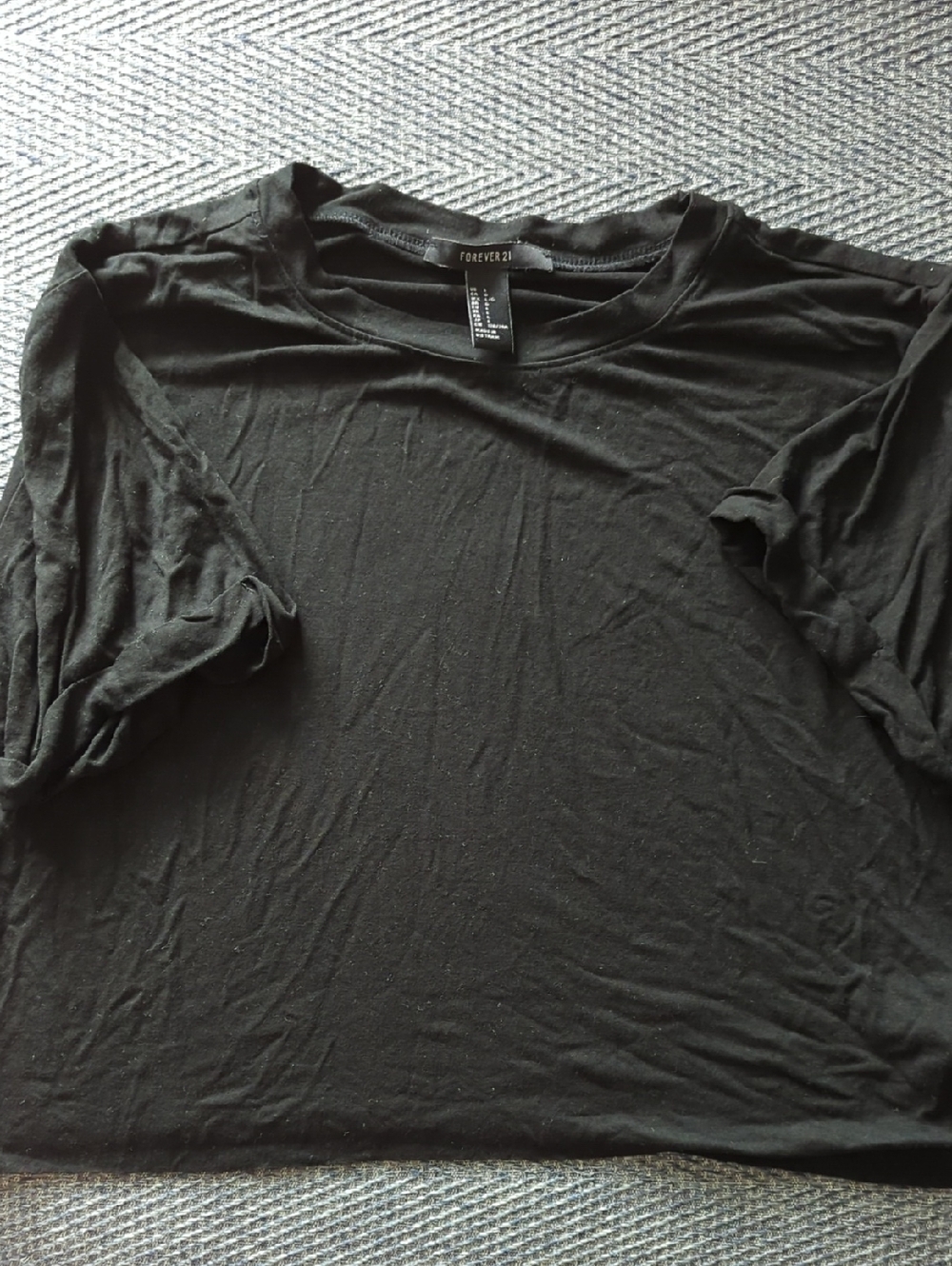 Forever 21 Black Women's Crop Top